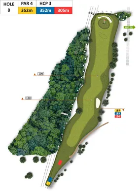Bahnkarte Bahn 8, Par 4
