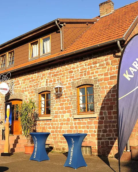 Biergarten im Innenhof