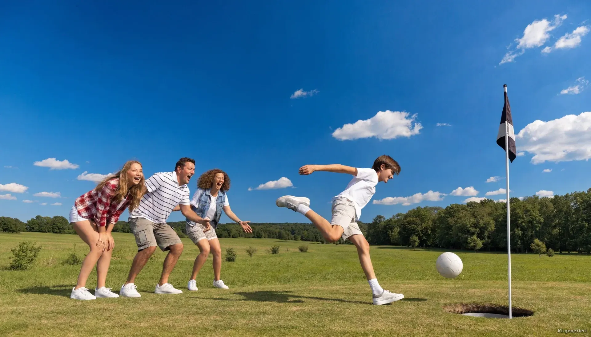 Fußballgolf: Golf mal anders Header Hintergrund