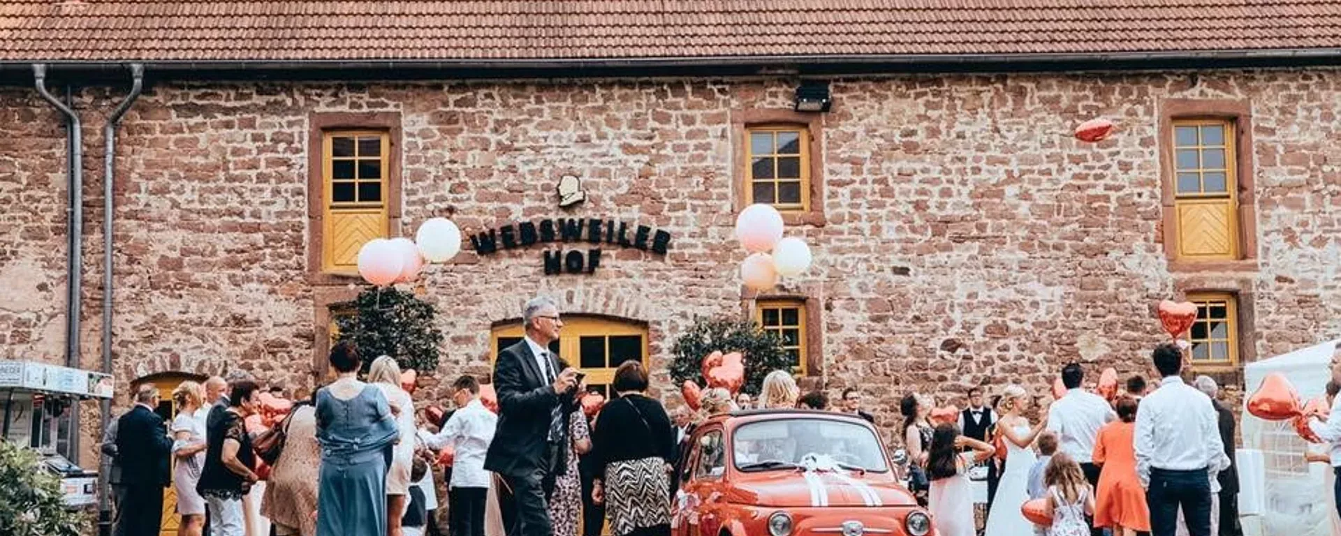 Feiern und Events Header Hintergrund